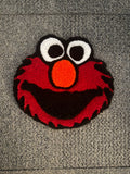 Red Monster Face Rug